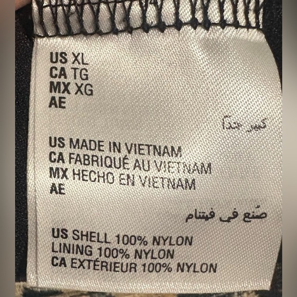 INC International Concepts Black Animal Print Top Size XL - Picture 6 of 6